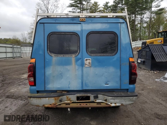 2006 Chevrolet Silverado 1500 Work Truck with VIN 1GCEC14X56Z287706, listed as a Copart auction lot 56280385 with Not Provided miles and Clean Title. Bid and sale history available at DreamBid. Image 6.