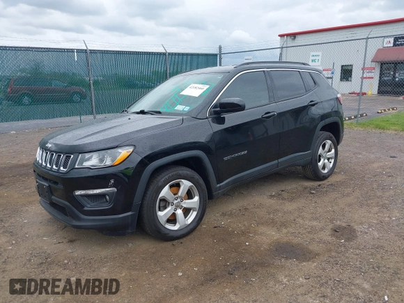 2018 Jeep Compass Altitude z VIN 3C4NJDBBXJT199927, wystawiony jako IAAI lot #42182460 z przebiegiem 93 535 mil mil oraz . Historia ofert i sprzedaży dostępna na DreamBid. Obrazek 17.