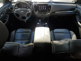 2021 Chevrolet Traverse LT Leather with VIN 1GNEVHKW3MJ196014, listed as a Copart auction lot 49678595 with 124,695 mi miles and Salvage Title. Bid and sale history available at carsss.com. Image 8.