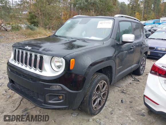 2017 Jeep Renegade Limited with VIN ZACCJBDB0HPE97445, listed as a IAAI auction lot 40727251 with 120,235 mi miles and . Bid and sale history available at DreamBid. Image 14.