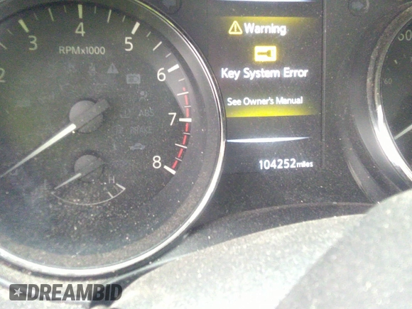 2017 Nissan Rogue SV with VIN JN8AT2MT5HW397231, listed as a IAAI auction lot 41420109 with 104,252 mi miles. Bid and sale history available at carsss.com. Image 15.