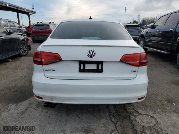 2015 Volkswagen Jetta Sedan 1.8T Sport with VIN 3VWD17AJ0FM417412, listed as a Copart auction lot 48151525 with 110,600 mi miles and Salvage Title. Bid and sale history available at carsss.com. Image 6.