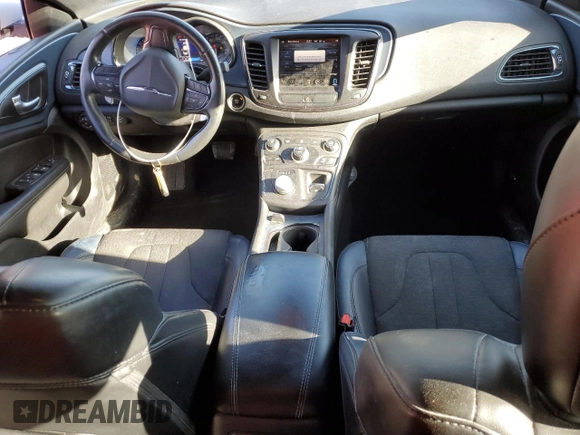 2015 Chrysler 200 S with VIN 1C3CCCBG9FN757009, listed as a Copart auction lot 46372635 with 82,536 mi miles and Salvage Title. Bid and sale history available at carsss.com. Image 8.