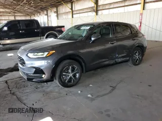2024 Honda HR-V EX-L with VIN 3CZRZ1H76RM737373, listed as a Copart auction lot 58038925 with 14,857 mi miles and Salvage title. Bid and sale history available at DreamBid. Image 1.