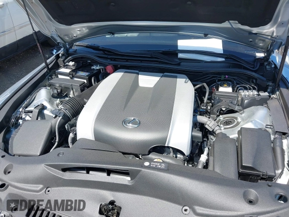 2025 Lexus IS 350 F Sport with VIN JTHGZ1E24S5039764, listed as a IAAI auction lot 42566515 with 1,107 mi miles and . Bid and sale history available at DreamBid. Image 10.