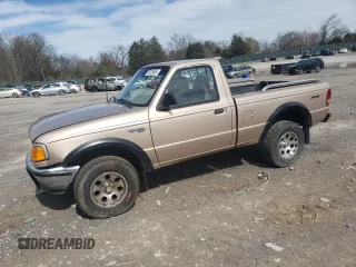 1993 Ford Ranger Splash with VIN 1FTCR11XXPUA95660, listed as a Copart auction lot 51454035 with 43,598 mi miles and Salvage title. Bid and sale history available at DreamBid. Image 1.
