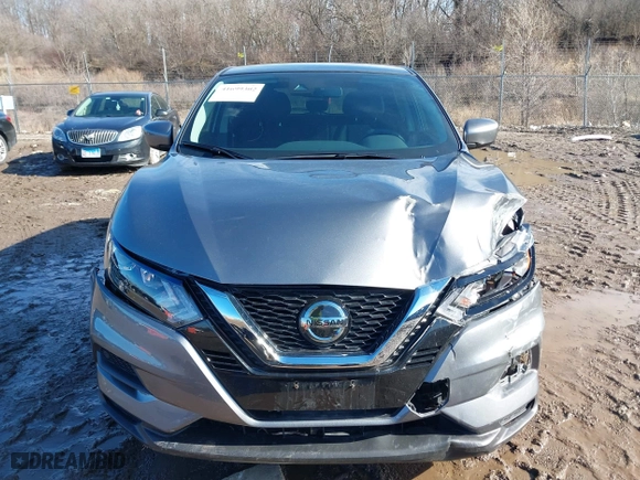 2021 Nissan Rogue Sport S with VIN JN1BJ1AV1MW307396, listed as a IAAI auction lot 41699302 with 34,238 mi miles. Bid and sale history available at carsss.com. Image 12.