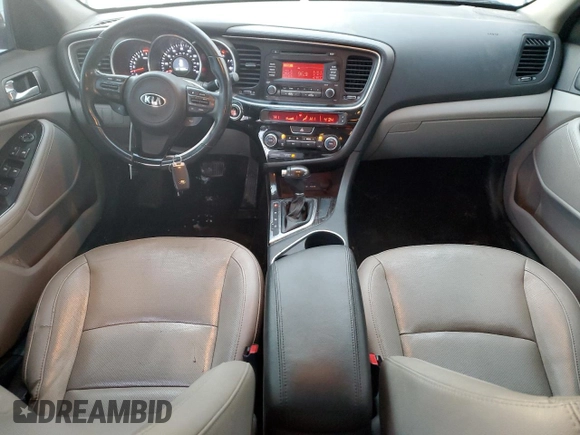 2015 Kia Optima EX with VIN 5XXGN4A77FG363163, listed as a Copart auction lot 88054885 with 100,645 mi miles and Salvage Title. Bid and sale history available at carsss.com. Image 8.