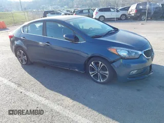 2016 Kia Forte EX with VIN KNAFZ4A84G5489699, listed as a IAAI auction lot 41848440 with 1 mi miles. Bid and sale history available at carsss.com. Image 1.