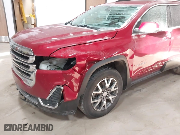 2020 GMC Acadia SLE with VIN 1GKKNKLA7LZ210660, listed as a IAAI auction lot 41374358 with 59,083 mi miles and . Bid and sale history available at carsss.com. Image 6.