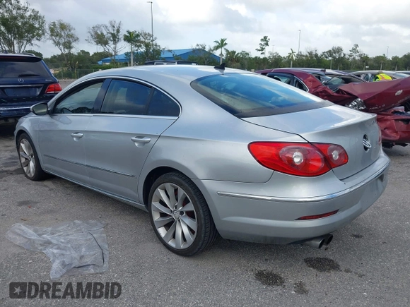 2011 Volkswagen CC Lux with VIN WVWHN7AN0BE725563, listed as a IAAI auction lot 40748808 with 136,091 mi miles and . Bid and sale history available at DreamBid. Image 3.