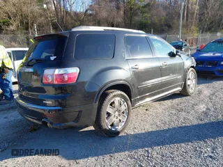 2011 GMC Acadia Denali with VIN 1GKKVTED7BJ327908, listed as a IAAI auction lot 41879070 with 62,591 mi miles. Bid and sale history available at carsss.com. Image 4.
