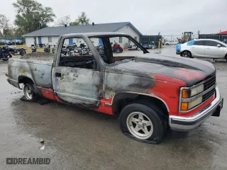1993 Chevrolet C/K 1500 with VIN 1GCDC14K8PZ157615, listed as a Copart auction lot 71375854 with 0 mi miles and Non Repairable. Bid and sale history available at carsss.com. Image 4.