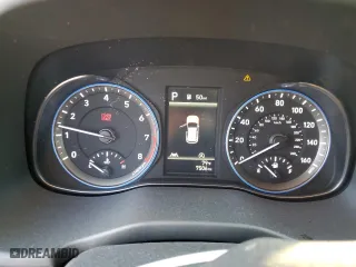 2022 Hyundai Kona SE with VIN KM8K22AB3NU763883, listed as a Copart auction lot 43555415 with 7,506 mi miles and Salvage Title. Bid and sale history available at carsss.com. Image 9.