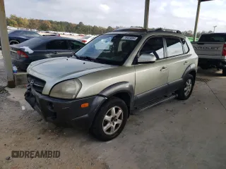 2006 Hyundai Tucson GLS with VIN KM8JN12D56U460604, listed as a Copart auction lot 78459004 with 140,947 mi miles and Salvage Title. Bid and sale history available at carsss.com. Image 1.