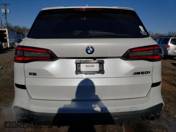 2021 BMW X5 M50i with VIN 5UXJU4C08M9E19423, listed as a Copart auction lot 71487632 with 22,466 mi miles. Bid and sale history available at carsss.com. Image 6.