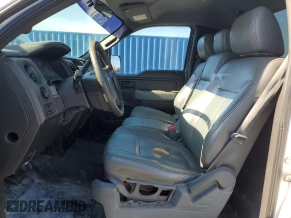 2012 Ford F-150 XL with VIN 1FTMF1CM7CKE28497, listed as a Copart auction lot 56470995 with 254,723 mi miles and Salvage title. Bid and sale history available at DreamBid. Image 7.