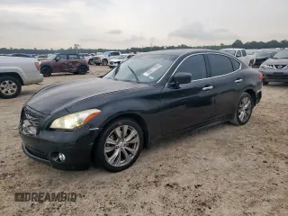 2011 Infiniti M with VIN JN1BY1AP3BM320057, listed as a Copart auction lot 59211265 with 148,042 mi miles and Salvage title. Bid and sale history available at DreamBid. Image 1.
