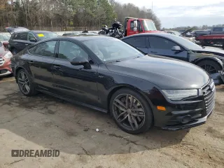 2016 Audi S7 with VIN WAUW2AFC2GN110487, listed as a Copart auction lot 44377005 with 46,326 mi miles and Salvage Title. Bid and sale history available at carsss.com. Image 4.