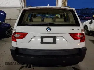 2005 BMW X3 2.5i with VIN WBXPA73485WC47845, listed as a Copart auction lot 84540204 with 96,544 mi miles and Salvage Title. Bid and sale history available at carsss.com. Image 6.