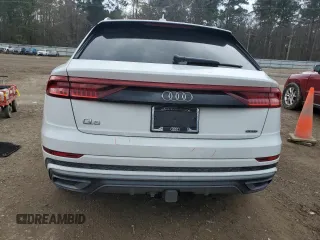 2021 Audi Q8 Premium Plus z VIN WA1EVAF18MD004657, wystawiony jako Copart lot #45008865 z przebiegiem 42 489 mil mil oraz Szkody całkowita. Historia ofert i sprzedaży dostępna na DreamBid. Obrazek 6.