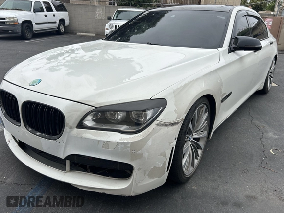 2013 BMW 7 Series 750Li xDrive with VIN WBAYF8C5XDD139832, listed as a IAAI auction lot 42487869 with 149,480 mi miles and . Bid and sale history available at DreamBid. Image 2.