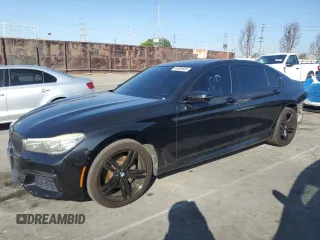 2016 BMW 7 Series 740i with VIN WBA7E2C54GG504200, listed as a Copart auction lot 46369885 with 70,606 mi miles and Salvage Title. Bid and sale history available at carsss.com. Image 1.