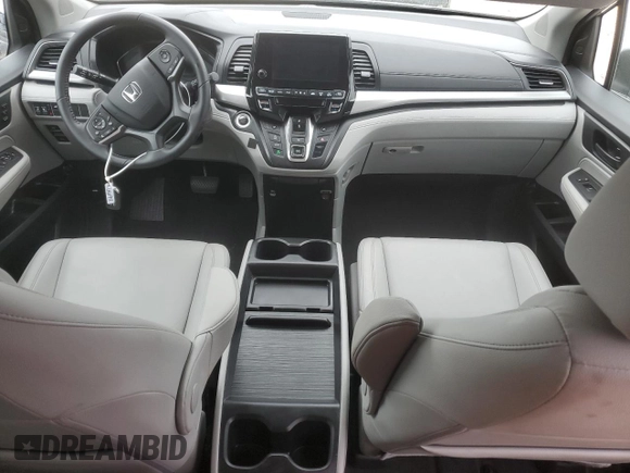 2024 Honda Odyssey EX-L with VIN 5FNRL6H63RB046690, listed as a Copart auction lot 55669855 with 7,829 mi miles and Salvage Title. Bid and sale history available at DreamBid. Image 8.