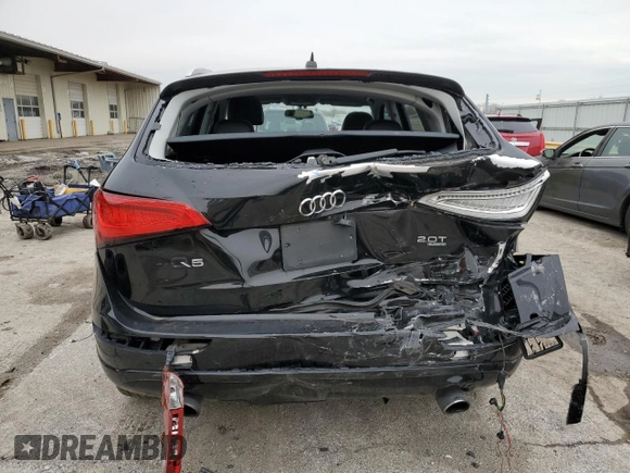 2013 Audi Q5 Premium Plus with VIN WA1LFAFP4DA051243, listed as a Copart auction lot 51866855 with 145,017 mi miles and Salvage Title. Bid and sale history available at carsss.com. Image 6.