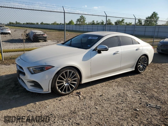 2019 Mercedes-Benz CLS with VIN WDD2J5JB0KA037121, listed as a Copart auction lot 73582534 with 0 mi miles and Clean Title. Bid and sale history available at carsss.com. Image 1.