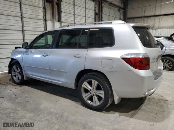 2009 Toyota Highlander Sport with VIN JTEDS43A192083619, listed as a Copart auction lot 42555275 with 191,697 mi miles and Salvage Title. Bid and sale history available at carsss.com. Image 2.