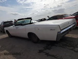 1966 Lincoln Continental with VIN 6Y86G414159, listed as a Copart auction lot 76480434 with 87,933 mi miles and Salvage Title. Bid and sale history available at DreamBid. Image 2.
