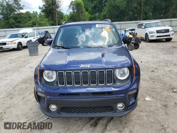 2019 Jeep Renegade Latitude with VIN ZACNJABB0KPK84392, listed as a Copart auction lot 61554635 with Not provided miles and Salvage title. Bid and sale history available at DreamBid. Image 5.