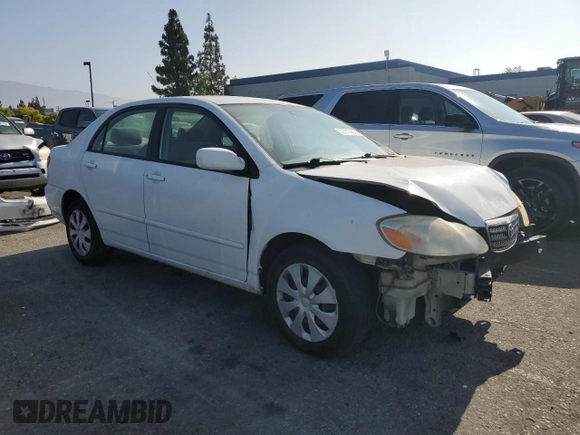 2006 Toyota Corolla CE with VIN 1NXBR32E76Z648635, listed as a Copart auction lot 63612905 with 163,489 mi miles and Salvage title. Bid and sale history available at DreamBid. Image 4.