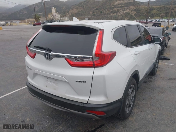 2019 Honda CR-V EX with VIN JHLRW2H56KX020431, listed as a IAAI auction lot 41870891 with 49,601 mi miles. Bid and sale history available at carsss.com. Image 4.