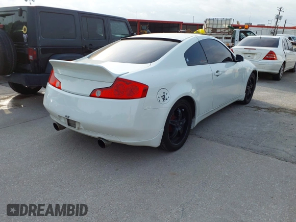 2004 Infiniti G35 w/Leather with VIN JNKCV54E84M826741, listed as a IAAI auction lot 42141899 with 176,947 mi miles and . Bid and sale history available at DreamBid. Image 4.