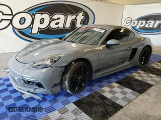2024 Porsche 718 Cayman with VIN WP0AA2A89RK255037, listed as a Copart auction lot 75710083 with 871 mi miles and Clean Title. Bid and sale history available at DreamBid. Image 1.