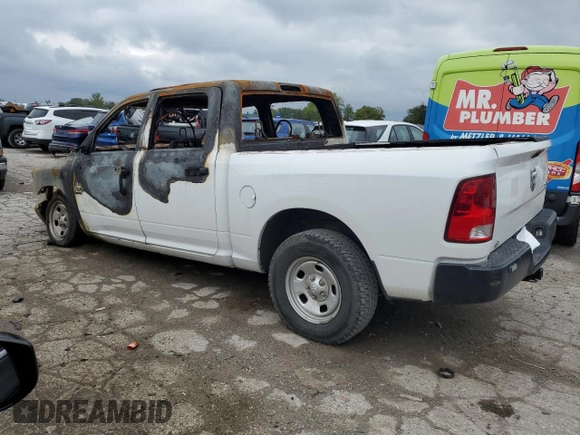 2019 Ram 1500 Tradesman with VIN 3C6RR7KG6KG674384, listed as a Copart auction lot 81525714 with Not provided miles and Non repairable. Bid and sale history available at DreamBid. Image 2.