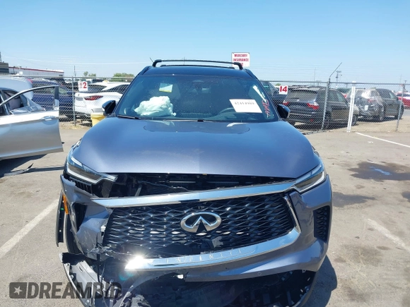 2024 Infiniti QX60 Autograph with VIN 5N1DL1HUXRC351382, listed as a IAAI auction lot 42414989 with 6,236 mi miles and . Bid and sale history available at DreamBid. Image 12.