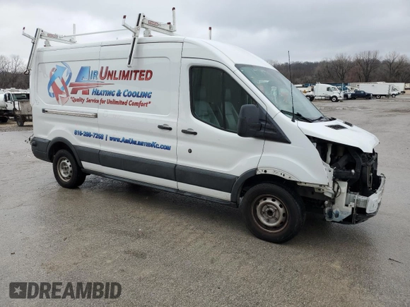 2016 Ford Transit with VIN 1FTYR2CV8GKA55967, listed as a Copart auction lot 79681603 with 130,053 mi miles and Salvage Title. Bid and sale history available at DreamBid. Image 4.