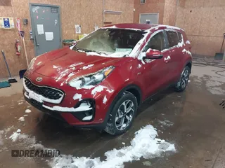 2021 Kia Sportage LX with VIN KNDPMCAC6M7932763, listed as a IAAI auction lot 41572871 with 26,168 mi miles and . Bid and sale history available at carsss.com. Image 2.