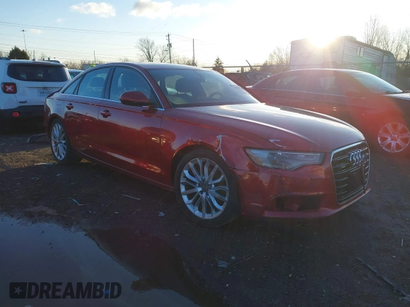 2013 Audi A6 Premium Plus with VIN WAUGFAFC9DN033329, listed as a IAAI auction lot 41768550 with 126,868 mi miles and . Bid and sale history available at DreamBid. Image 1.