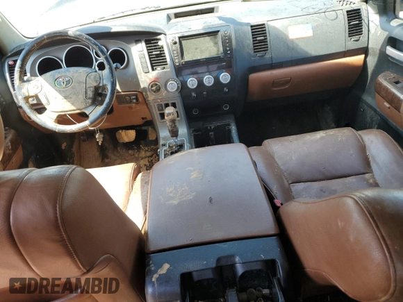 2011 Toyota Tundra 4WD Truck LTD with VIN 5TFBW5F11BX187070, listed as a Copart auction lot 55593624 with 217,697 mi miles and Salvage Title. Bid and sale history available at carsss.com. Image 8.