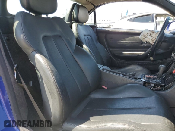 1998 Mercedes-Benz SLK 230/320 with VIN WDBKK47F7WF067901, listed as a Copart auction lot 55122585 with 76,748 mi miles and Salvage title. Bid and sale history available at DreamBid. Image 10.