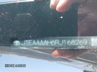 2024 Toyota Venza LE with VIN JTEAAAAH6RJ168269, listed as a IAAI auction lot 41713014 with 12,522 mi miles and . Bid and sale history available at DreamBid. Image 9.