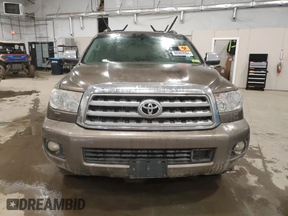 2012 Toyota Sequoia Platinum with VIN 5TDDY5G14CS070964, listed as a Copart auction lot 86969984 with 225,331 mi miles and Clean Title. Bid and sale history available at carsss.com. Image 5.