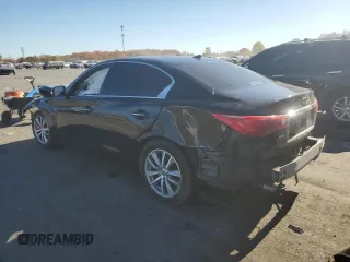 2015 Infiniti Q50 Premium with VIN JN1BV7AR1FM422217, listed as a Copart auction lot 77656424 with Not provided miles and Salvage title. Bid and sale history available at DreamBid. Image 2.