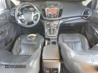 2013 Ford Escape Titanium with VIN 1FMCU0J90DUB60159, listed as a Copart auction lot 50957605 with 159,961 mi miles and Salvage title. Bid and sale history available at DreamBid. Image 8.