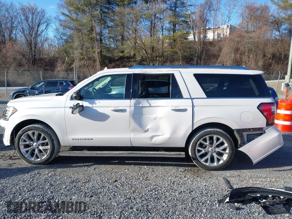 2019 Ford Expedition Max Platinum with VIN 1FMJK1MTXKEA53377, listed as a IAAI auction lot 41581972 with 68,022 mi miles and . Bid and sale history available at DreamBid. Image 14.