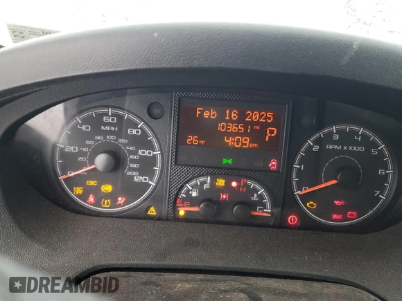 2017 Ram ProMaster Cargo with VIN 3C6TRVAG5HE543608, listed as a Copart auction lot 44298315 with 103,651 mi miles and Salvage Title. Bid and sale history available at DreamBid. Image 9.